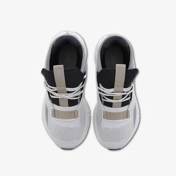 ON Running Cloudnova Women Shoes Size 8 White Sand - Picture 5 of 12